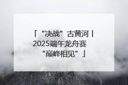 “决战”古黄河丨2025端午龙舟赛“巅峰相见”