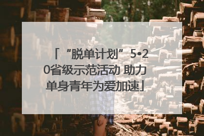“脱单计划”5•20省级示范活动 助力单身青年为爱加速