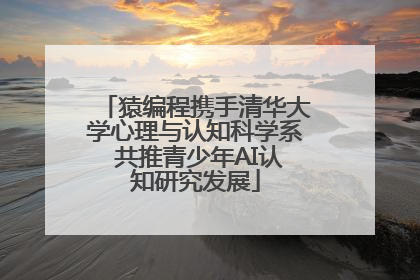 猿编程携手清华大学心理与认知科学系 共推青少年AI认知研究发展