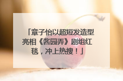 章子怡以超短发造型亮相《酱园弄》剧组红毯，冲上热搜！