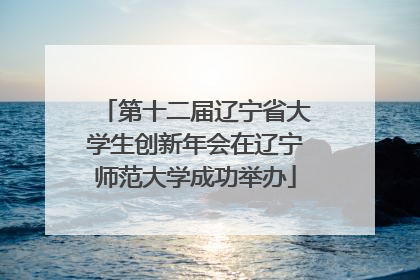第十二届辽宁省大学生创新年会在辽宁师范大学成功举办