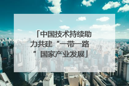 中国技术持续助力共建“一带一路”国家产业发展
