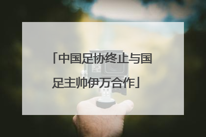 中国足协终止与国足主帅伊万合作