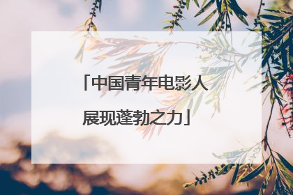 中国青年电影人展现蓬勃之力