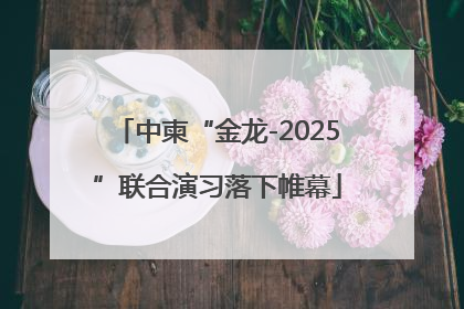 中柬“金龙-2025”联合演习落下帷幕