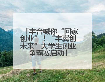 丰台喊你“回家创业”！“丰翼创未来”大学生创业争霸赛启动