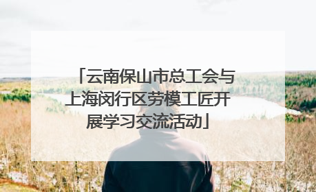云南保山市总工会与上海闵行区劳模工匠开展学习交流活动