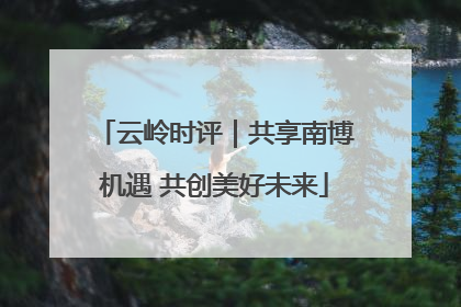 云岭时评｜共享南博机遇 共创美好未来