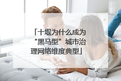 十堰为什么成为“黑马型”城市治理网络维度典型