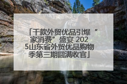 千款外贸优品引爆“家消费”盛宴 2025山东省外贸优品购物季第三期圆满收官