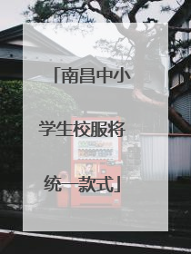 南昌中小学生校服将统一款式