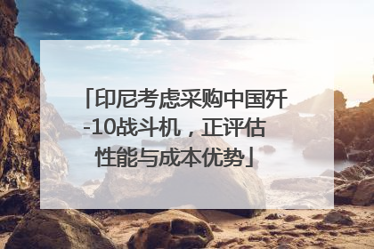 印尼考虑采购中国歼-10战斗机，正评估性能与成本优势
