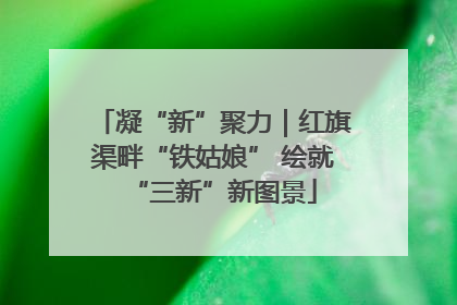 凝“新”聚力｜红旗渠畔“铁姑娘” 绘就“三新”新图景