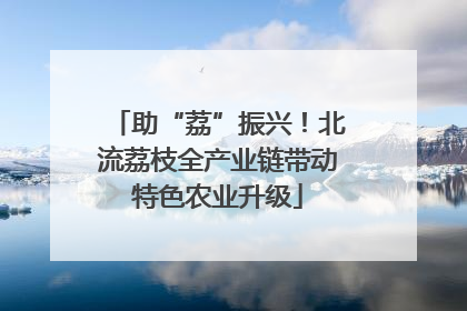 助“荔”振兴！北流荔枝全产业链带动特色农业升级