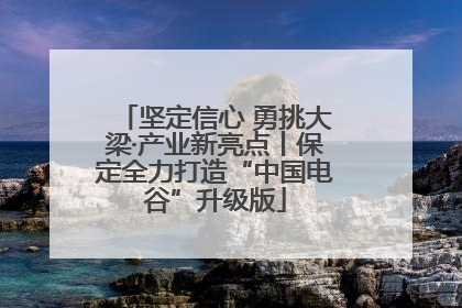 坚定信心 勇挑大梁·产业新亮点丨保定全力打造“中国电谷”升级版