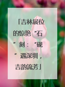 吉林展位的惊艳“石”刻：“砚”遇深圳，吉韵流芳