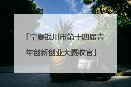 宁夏银川市第十四届青年创新创业大赛收官