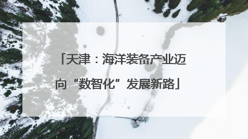 天津：海洋装备产业迈向“数智化”发展新路