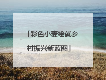 彩色小麦绘就乡村振兴新蓝图