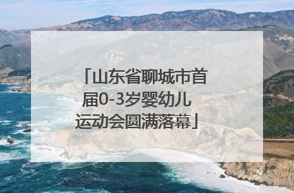 山东省聊城市首届0-3岁婴幼儿运动会圆满落幕