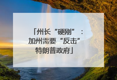 州长“硬刚”：加州需要“反击”特朗普政府
