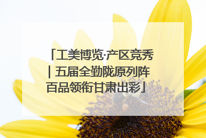工美博览·产区竞秀｜五届全勤陇原列阵 百品领衔甘肃出彩