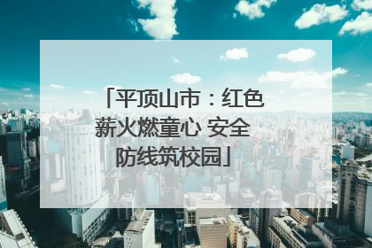 平顶山市：红色薪火燃童心 安全防线筑校园