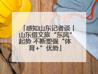 感知山东记者谈丨山东借文旅“东风”起势 不断塑强“体育+”优势
