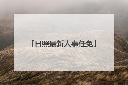 日照最新人事任免