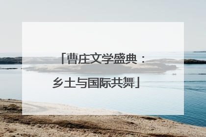 曹庄文学盛典：乡土与国际共舞