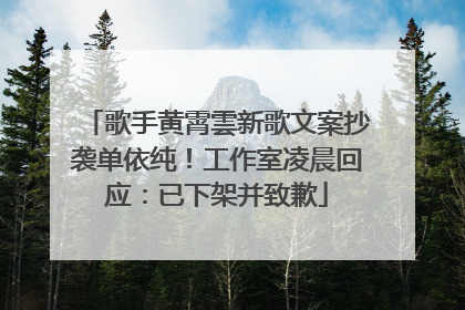 歌手黄霄雲新歌文案抄袭单依纯！工作室凌晨回应：已下架并致歉
