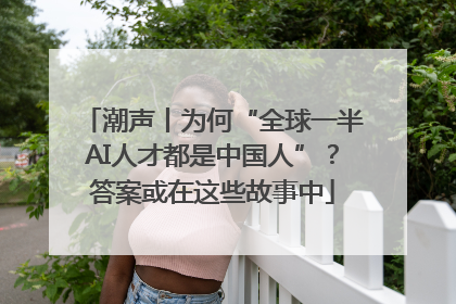 潮声丨为何“全球一半AI人才都是中国人”？答案或在这些故事中