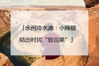 永州冷水滩：小辣椒结出村民“致富果”