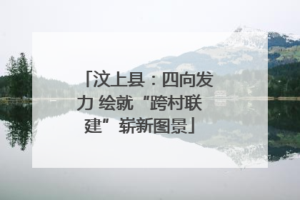 汶上县：四向发力 绘就“跨村联建”崭新图景