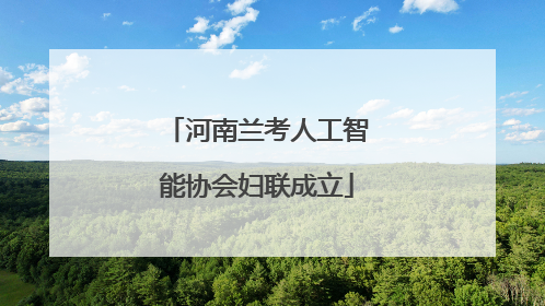 河南兰考人工智能协会妇联成立