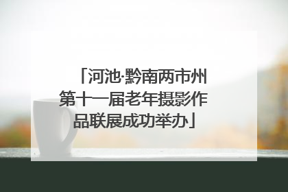 河池·黔南两市州第十一届老年摄影作品联展成功举办