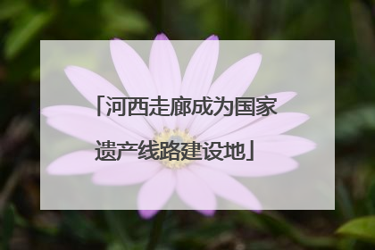 河西走廊成为国家遗产线路建设地