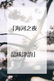 海河之夜 品味津韵