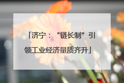 济宁：“链长制”引领工业经济量质齐升