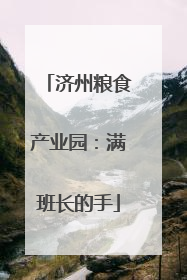 济州粮食产业园：满班长的手