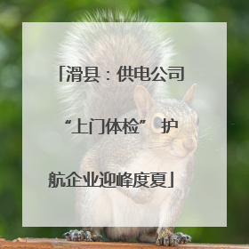 滑县：供电公司“上门体检” 护航企业迎峰度夏
