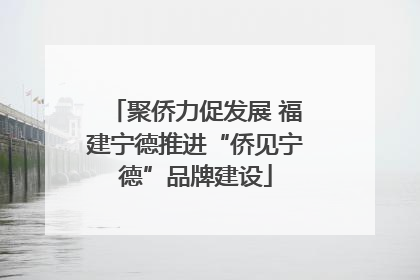 聚侨力促发展 福建宁德推进“侨见宁德”品牌建设