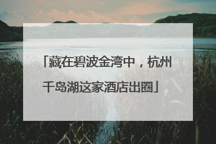 藏在碧波金湾中，杭州千岛湖这家酒店出圈