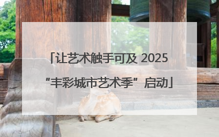 让艺术触手可及 2025“丰彩城市艺术季”启动
