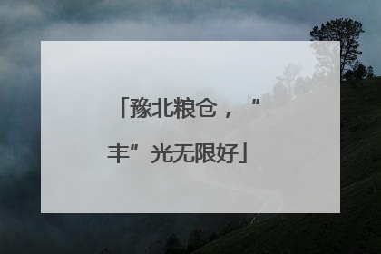 豫北粮仓，“丰”光无限好