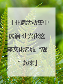 非遗活动集中展演 让兴化这座文化名城“靓”起来