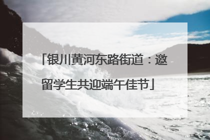 银川黄河东路街道：邀留学生共迎端午佳节