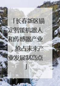 长春新区锚定智能机器人和传感器产业，抢占未来产业发展制高点