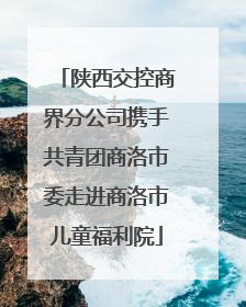 陕西交控商界分公司携手共青团商洛市委走进商洛市儿童福利院