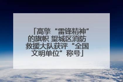 高擎“雷锋精神”的旗帜 望城区消防救援大队获评“全国文明单位”称号